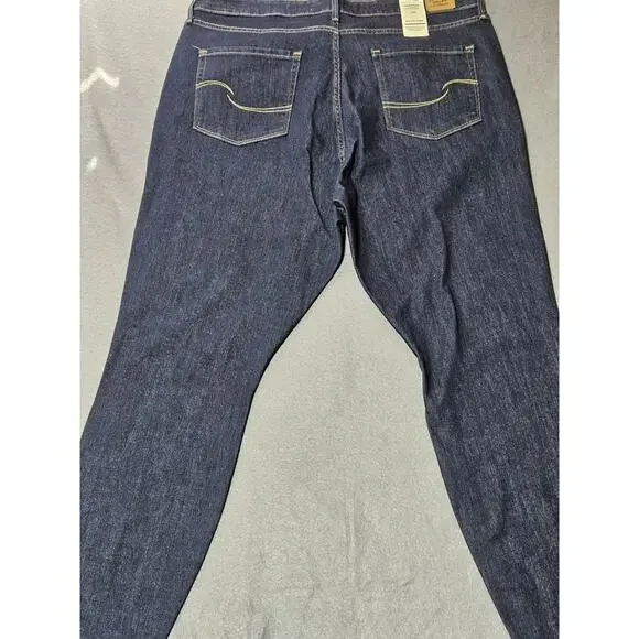 Levis Jeans Womens 20M Blue Dark High Rise Signature Skinny Stretch - Picture 9 of 10